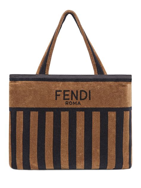 fendi towel bag|Fendi canvas bag.